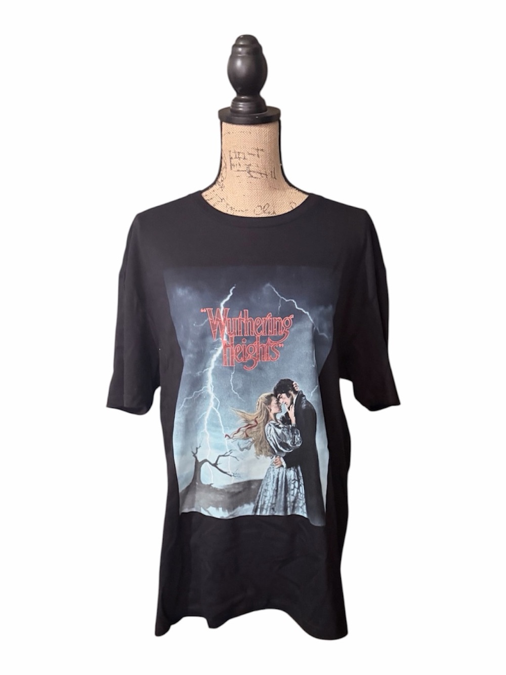 Hybrid Apparel Black Wuthering Heights Graphic Tee